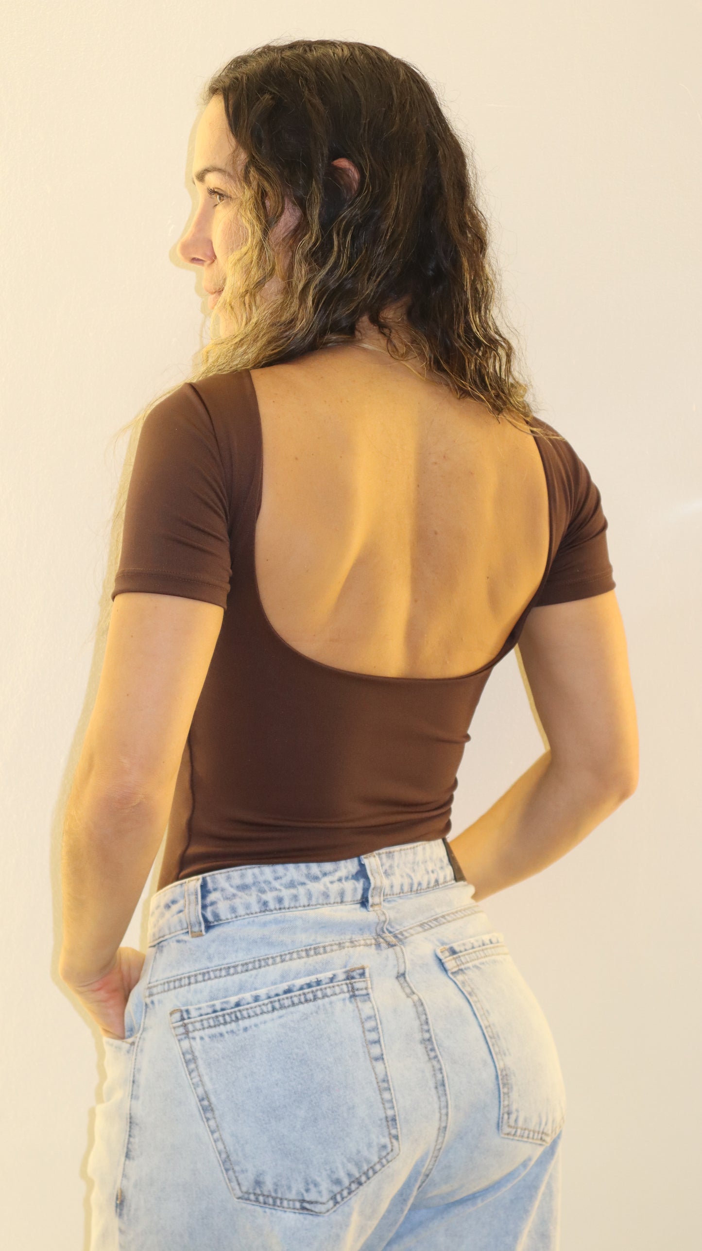 Body Micaela manga corta