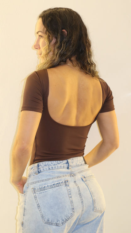 Body Micaela manga corta